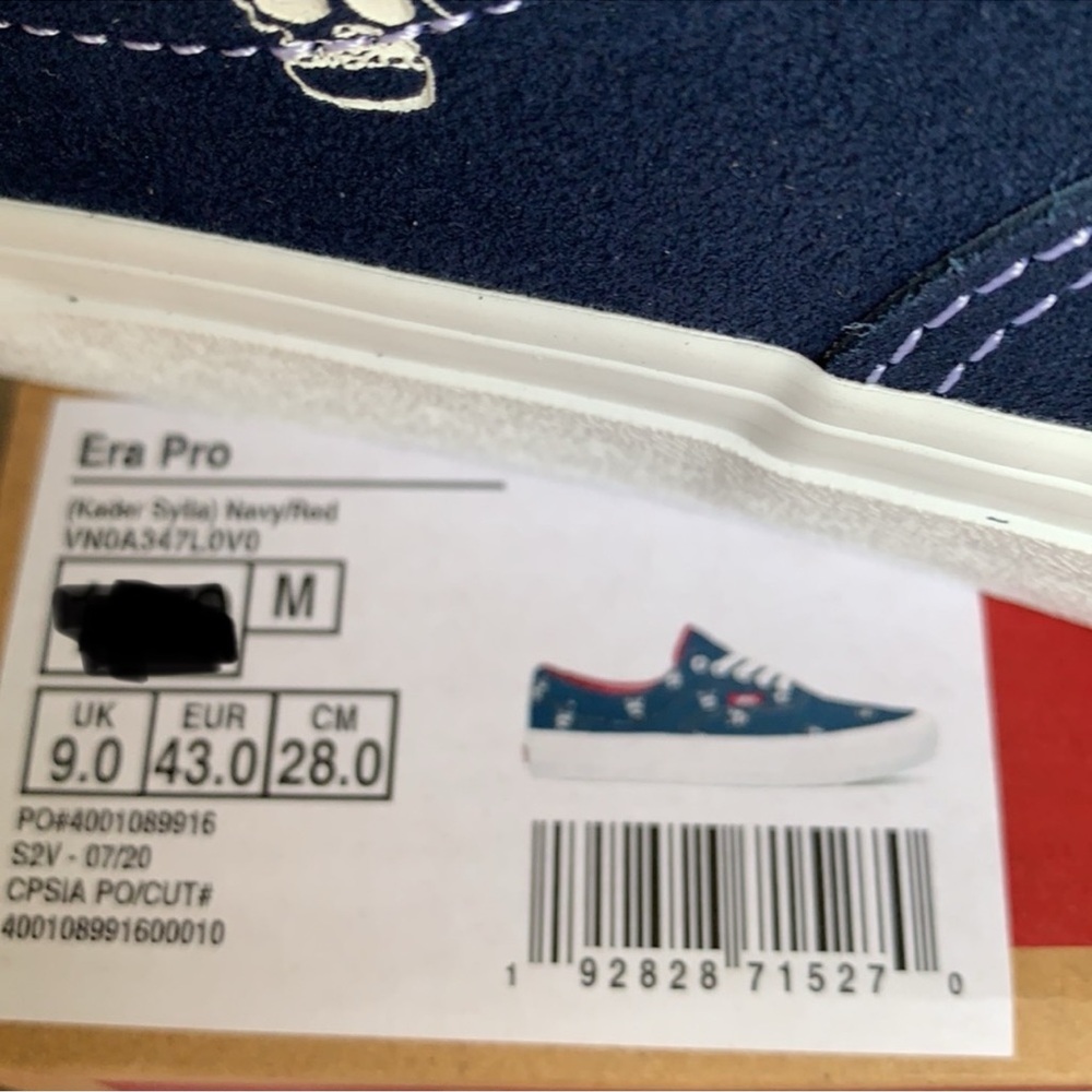 VANS ERA PRO KADER SYLLA NAVY/RED MEN’S - Picture 16 of 16